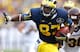 Sophomore TE Devin Funchess has eight catches for 145 yards this season.