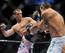 Rich Franklin (left) faces Vitor Belfort.