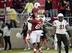 After a lackluster first two games, 5th-ranked Stanford dominated Arizona State in the first half on Saturday.