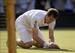 Andy Murray looks to relax his back after a tremendous Wimbledon triumph.