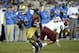 Jordon James juking a New Mexico State player out of his shoes.