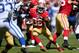Kendall Hunter scored the 49ers only touchdown in Week 3.