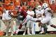 Containing the Oklahoma receivers is one of many keys to the Texas defense rebounding in the Red River Rivalry.