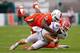 Shayon Green has 12 tackles, one sack and a forced fumble.