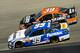 Carl Edwards (No. 99) was relegated to a 35th-place finish Sunday due to a broken hub.