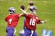 The battle is on between Christian Ponder (left) and Matt Cassel to be Minnesota's quarterback.