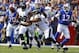 Smith showed his excellent reaction speed by pouncing on a tipped ball to come up with the interception.