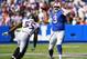 Suggs was a menace, making tackles and hitting EJ Manuel.