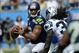 Poor play from the O-line has resulted in Wilson seeing a ton of pressure and a weak running game.