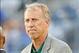 Jets' GM John Idzik at the preseason game against the Giants