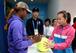 Sloane Stephens autographs a tennis ball at China Open.