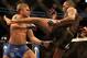 Jon Jones (right) and Alexander Gustafsson fought at UFC 165.