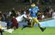 Brett Hundley evading a defender.