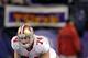Joe Staley narrowly avoided a major injury last week against the Rams.