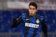 Ricky Alvarez herds the ball against Roma in the Coppa Italia semifinal in January.