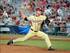 Robert Benincasa pitching for Florida State at the 2012 College World Series.