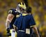 Michigan was penalized twice Saturday versus Minnesota.