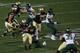 Colorado's quarterback was constantly pressured.