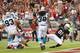 Jim Dray scored his first career touchdown on a 9-yard pass from Carson Palmer Sunday.