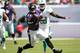 Dickson made a big play that resulted in a 43-yard gain.