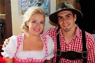 Pep Guardiola and Bayern Munich Players, WAGs Relax at Oktoberfest