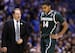 Gary Harris puts the ball in the basket.