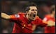 Spain's record goalscorer David Villa in familiar pose. Photo credit: The Guardian