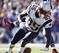 Sep 8, 2013; Orchard Park, NY, USA; New England Patriots wide receiver Kenbrell Thompkins (85) drops a pass after a hit by Buffalo Bills cornerback Leodis McKelvin (21) during the fourth quarter at Ralph Wilson Stadium. Patriots beat the Bills 23-21. Mand
