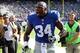 Brandon Jacobs is not happy about the prospects for the Giants' running game against the Bears in Week 6.