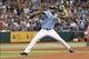 Enny Romero allowed one hit over 4.2 innings in his major league debut.