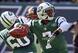 Geno Smith threw two red-zone interceptions against Pittsburgh.