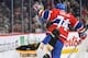 Montreal Canadiens defenseman Alexei Emelin and Boston Bruins forward Shawn Thornton.