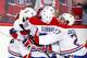 Montreal Canadiens defenseman P.K. Subban celebrates a goal.