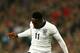 Welbeck with the ball at his feet vs. Poland