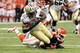 Benjamin Watson fights for extra yards