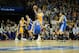 The Lakers battled Golden State in Shanghai.