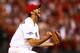 Screaming in pain? After so many innings, I can't blame him.