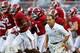 Nick Saban and the Crimson Tide rolled over Arkansas by a score of 52-0 for the second consecutive season.