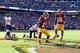 Aldrick Robinson (11), was probably the only wide receiver to emerge with any credit.