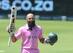 JOHANNESBURG, SOUTH AFRICA - MARCH 17: Hashim Amla of South Africa celebrates his 100 during the 3rd Momentum ODI match between South Africa and Pakistan at Bidvest Wanderers Stadium on March 17, 2013 in Johannesburg, South Africa. (Photo by Duif du Toit