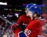 Montreal Canadiens Nathan Beaulieu (left) and Michael Bournival celebrate a goal.