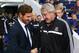 Steve Bruce had less reason to be cheerful after his Hull City team's 1-0 loss to Andre Villas-Boas and Tottenham Hotspur.