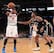 Carmelo Anthony being covered by Joe Johnson