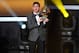 A familiar sight: Messi has won the last four Ballon d'Or trophies.