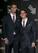 Marcel Granollers and Marc Lopez attend the ATP World Tour Finals gala.