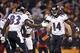 The wide receivers (especially Marlon Brown) played well, but they were about the only ones.