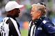 Referee: "Do you know that your team is currently the No. 1 seed in the NFC?" Pete Carroll: "Coming from you, that makes it official."