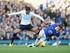 Paulinho tussles for the ball with Everton's Ross Barkley.