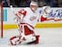 Petr Mrazek made 14 saves to earn his first NHL shutout Saturday in Edmonton.
