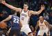 Steven Adams has played well in limited minutes.
